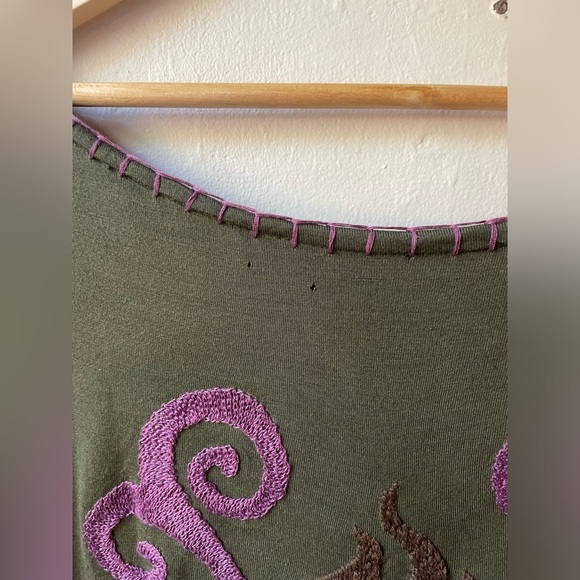 Vintage PSSY FOLK FRANCE Embroidered Boho Dress or Tunic
Size Small/Medium - Picture 9 of 10